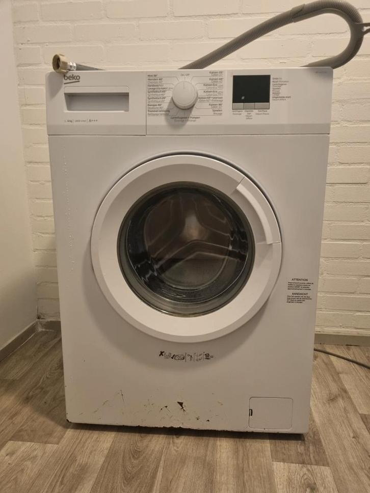 Beko Wasmachine 6kg - Goed Onderhouden, Witgoed en Apparatuur, Wasmachines, Gebruikt, Voorlader, 4 tot 6 kg, 85 tot 90 cm, Kort programma