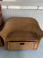 Rotan kinder bankje met opbergruimte, Ophalen, Zo goed als nieuw, Stoel(en)
