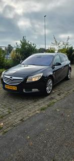 Opel Insignia 1.6 Turbo, lederen bekleding, stoelverwarming, Zwart, Zwart, Leder, Stationwagon