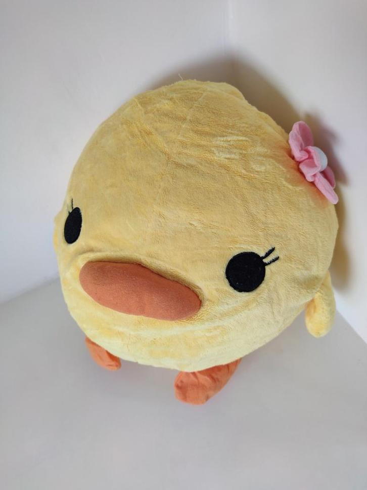 Schattige Eenden Knuffel met Bloem - 45cm, Kinderen en Baby's, Speelgoed | Knuffels en Pluche, Nieuw, Eend, Ophalen of Verzenden