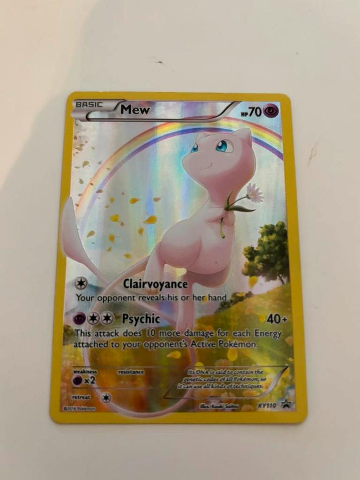 Mew (XYPR 110), Hobby en Vrije tijd, Verzamelkaartspellen | Pokémon, Zo goed als nieuw, Ophalen of Verzenden