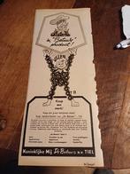 Advertentie Maatschappij De Betuwe Tiel Flipje 1956, Verzamelen, Ophalen of Verzenden, Zo goed als nieuw, Overige typen