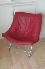 2 x Design Stoel MOLINARI  1970 (1 x kan ook), Huis en Inrichting, Fauteuils, Ophalen, Gebruikt, Leer, Molinari 1970