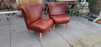 vintage stoeltjes, Huis en Inrichting, Stoelen, Gebruikt, Twee, Bruin, Vintage