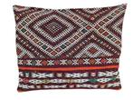 Handmade oriental wool Kelim Cushion vintage Marocco 30x46cm, Overige kleuren, Ophalen of Verzenden, Zo goed als nieuw, Rechthoekig