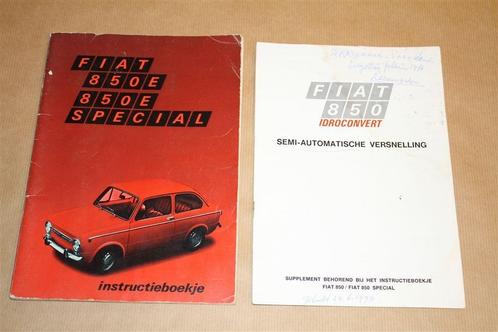 Fiat 850 E / 850 E Special - 1971, Auto diversen, Handleidingen en Instructieboekjes, Ophalen of Verzenden