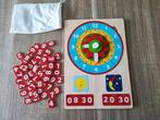 Houten spel/puzzel klokkijken. Compleet. Leeftijd: 4+, Ophalen of Verzenden, Zo goed als nieuw, Overige typen