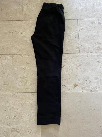 Zara: mooie smalle zwarte broek maat 36