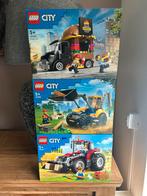 Lego city 60404 hamburger tent en 60385,60287 tractor nieuw, Nieuw, Ophalen of Verzenden, Lego, Losse stenen