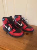 Hoge rood zwarte leren gympen van Nike, maat 39, Verzenden, Nike, Rood, Sneakers of Gympen