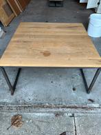 Moderne Salontafel Teak hout 80 x 80cm, Ophalen, Gebruikt, 50 tot 100 cm, 50 tot 100 cm