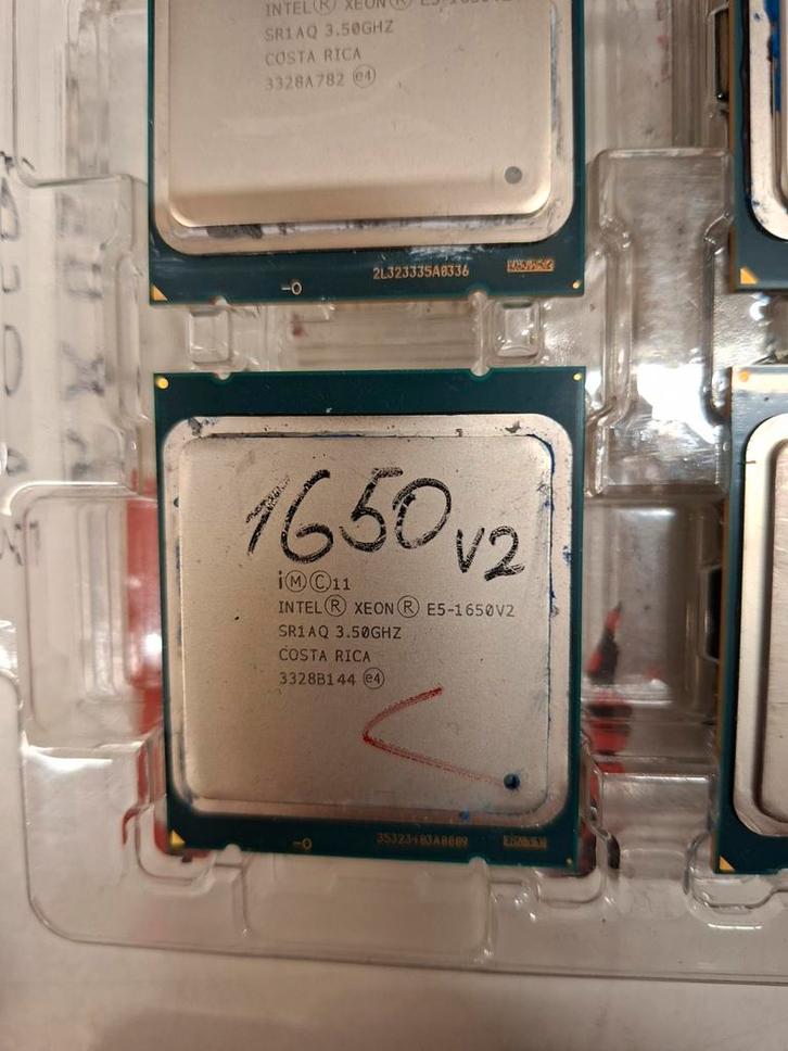Intel Xeon E5-1650 v2 Processor, Computers en Software, Processors, Gebruikt, 6-core, 3 tot 4 Ghz, Ophalen of Verzenden