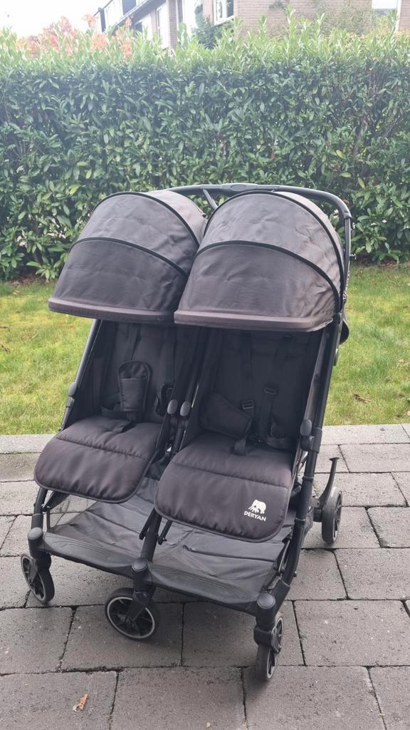 Deryan Rolox2 Tweeling Buggy - Compact & in goede staat, Kinderen en Baby's, Kinderwagens en Combinaties, Gebruikt, Kinderwagen