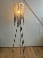 Driepoot vloerlamp met “zilver rok” Kare Design, Ophalen, Modern design, Gebruikt, Metaal