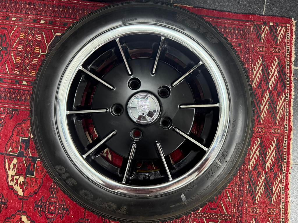 Porsche gasburner velg 15 inch 5x130 5,5J met naafkap, Auto-onderdelen, Banden en Velgen, Velg(en), Zomerbanden, 16 inch, Nieuw