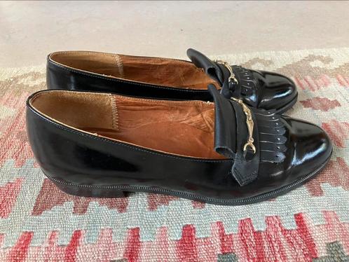 Leuke vintage loafers uit Frankrijk, horsebit, zwart, 37, Kleding | Dames, Schoenen, Gedragen, Instappers, Zwart, Ophalen of Verzenden