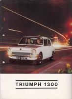 Triumph 1300 autofolder uit 1965, Gelezen, Overige merken, Verzenden