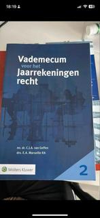 Vademecum Jaarrekeningenrecht, Boeken, Ophalen, Gamma, Zo goed als nieuw, HBO
