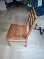 Stoel teakhout, Huis en Inrichting, Ophalen, Gebruikt, Bruin, Eén