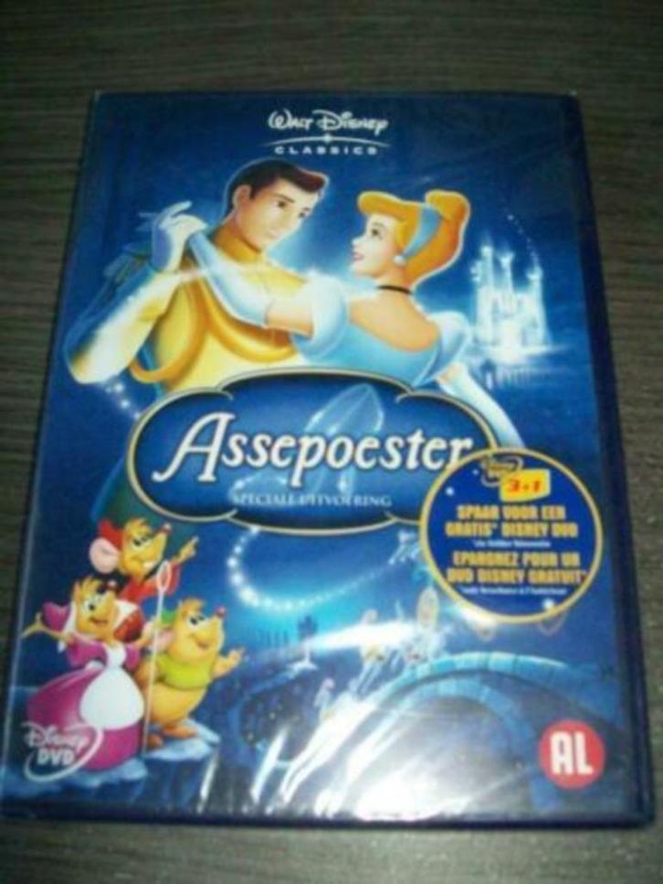 Walt Disney Classics Assepoester (1-disc) nieuw in seal, Cd's en Dvd's, Dvd's | Tekenfilms en Animatie, Nieuw in verpakking, Amerikaans