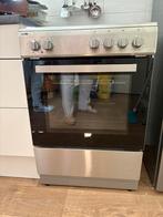 Etna elektrisch fornuis RVS. 6 maand oud, Witgoed en Apparatuur, Fornuizen, Ophalen, 4 kookzones, Zo goed als nieuw, 85 tot 90 cm