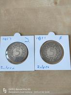 Duitse 5 Mark, Ophalen of Verzenden, Duitsland, Zilver