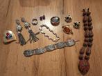Vintage sieraden lot/lotje, Overige merken, Ophalen of Verzenden, Zo goed als nieuw, Zilver