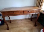 Side tafel, Huis en Inrichting, Tafels | Sidetables, Ophalen, 100 tot 150 cm, Eikenhout, Zo goed als nieuw