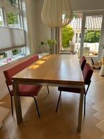 Robuuste design eettafel, Ophalen, Gebruikt, 200 cm of meer, 50 tot 100 cm