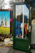 Hardhouten deur | Buitendeur | Schuurdeur | Achterdeur, Doe-het-zelf en Verbouw, Deuren en Horren, Ophalen, Gebruikt, 80 tot 100 cm