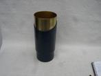 Bloomingville dubbel vaas metaal blauw-goud