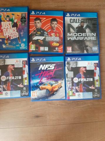 6 ps4 games 17.50euro 