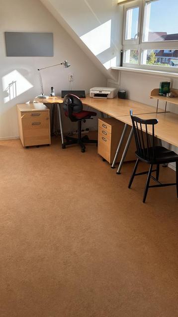 IKEA Galant hoek bureau met 2 ladeblokken