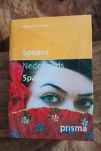 Prisma miniwoordenboek Spaans-Nederlands Nederlands-Spaans, Boeken, Ophalen of Verzenden, Zo goed als nieuw, Prisma of Spectrum