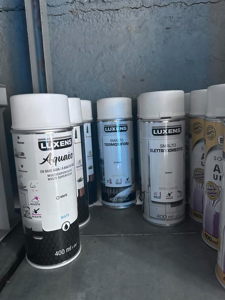 Luxens spuitbus verf, Doe-het-zelf en Verbouw, Verf, Beits en Lak, Nieuw, Verf, Minder dan 5 liter, Overige kleuren, Ophalen of Verzenden