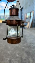 antieke koperen ankerlicht, Ophalen of Verzenden