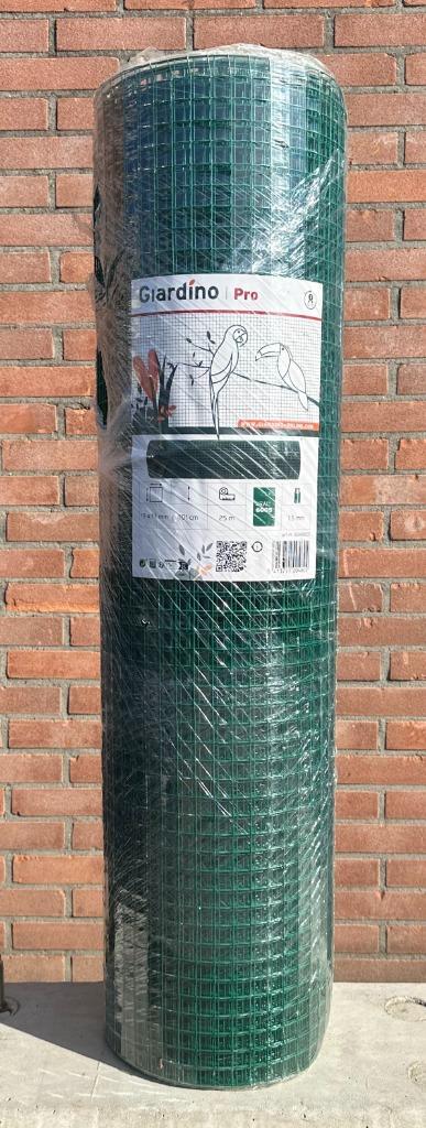 Volieregaas groen 19x19x1.5 nieuw *B-keus, Tuin en Terras, Gaas en Draad, Nieuw, Gaas, 20 meter of meer, Ophalen