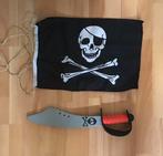 Foam piraten zwaard en piratenvlag, Ophalen of Verzenden, Gebruikt, Jongen