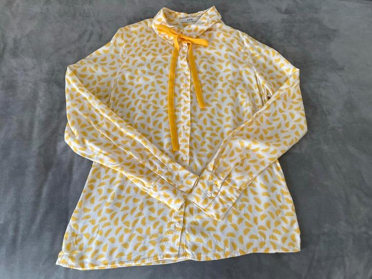 Blouse citroenen Steps (maat 36), Kleding | Dames, Blouses en Tunieken, Zo goed als nieuw, Maat 36 (S), Geel, Ophalen of Verzenden