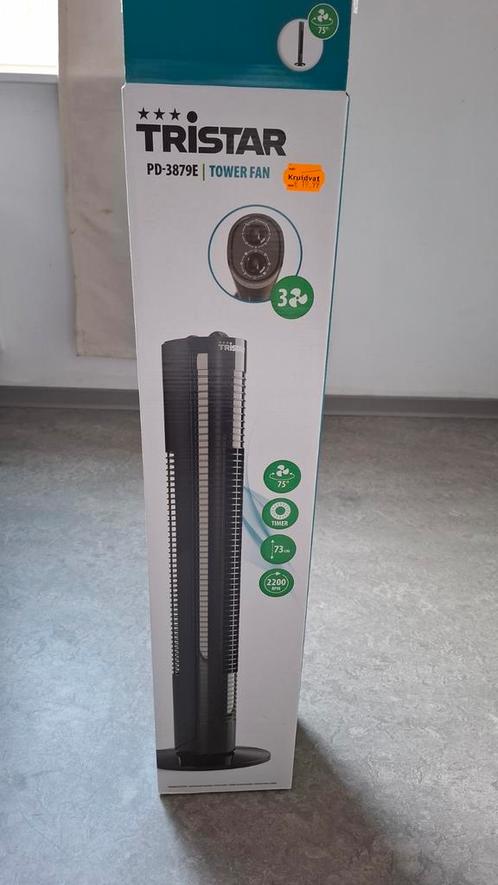Tristar PD-3879E Torenventilator - Zo goed als nieuw n doos!, Witgoed en Apparatuur, Ventilatoren, Zo goed als nieuw, Torenventilator