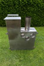 RVS interne hottub kachel  houtgestookt, snel warm, duurzaam, Ophalen, Gebruikt