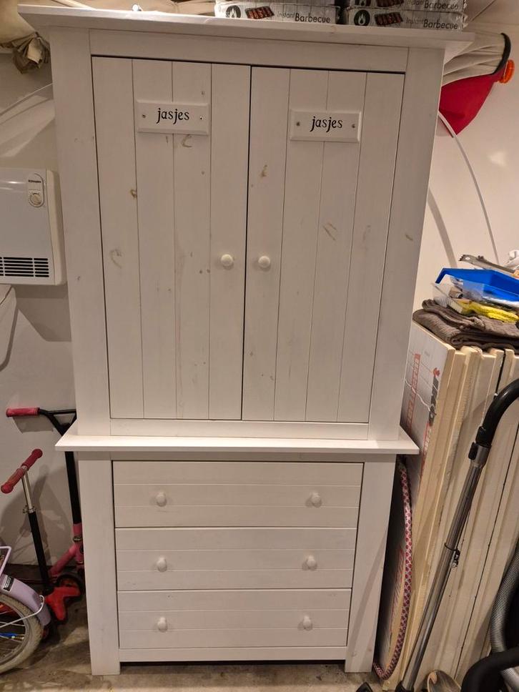 Leuke kinderkledingkast - 106x197 cm, Huis en Inrichting, Kasten | Kledingkasten, Gebruikt, 150 tot 200 cm, 100 tot 150 cm, 25 tot 50 cm
