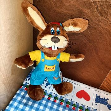 Koos Konijn knuffel Roompot vakanties 33 cm groot  beschikbaar voor biedingen