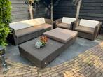 Dedon Lounge Loungeset Tuinset, Ophalen, Zo goed als nieuw, Wicker, Hocker