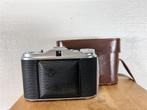 A1731. Agfa Isolette analoge camera met hoes, jaren '50, Gebruikt, Ophalen of Verzenden, Compact