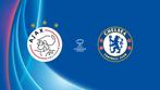 4 tickets Ajax - Chelsea (v) te koop!, Tickets en Kaartjes, Sport | Voetbal, Maart, Drie personen of meer, Europa of Champions League