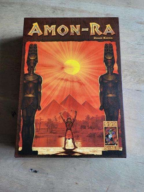 spel Amon ra netjes en compleet!, Hobby en Vrije tijd, Gezelschapsspellen | Bordspellen, Zo goed als nieuw, Een of twee spelers