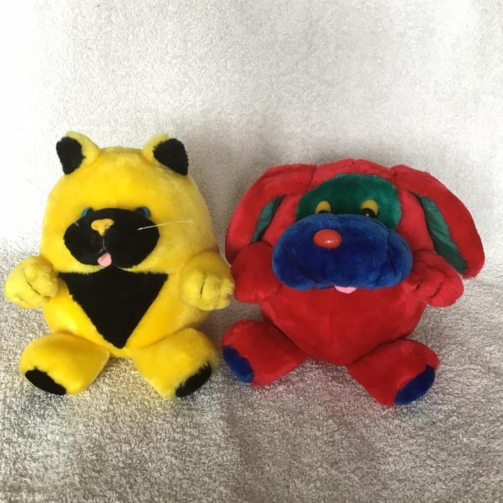 Archie & Purdy / Olof hond kat 1988 Whiskas Effem knuffel, Verzamelen, Beren en Cherished Teddies, Nieuw, Stoffen beer, Overige merken