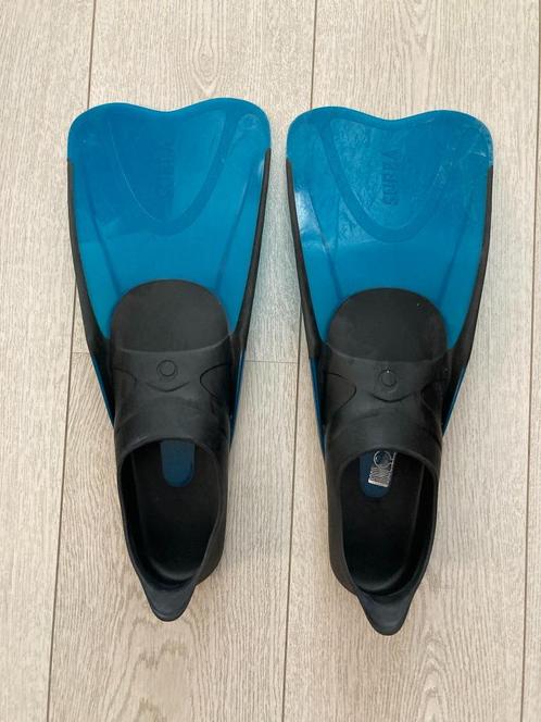 kinder flippers/zwemvliezen van Subea (Decathlon) maat 38/39, Watersport en Boten, Snorkelen, Zo goed als nieuw, Snorkelvinnen