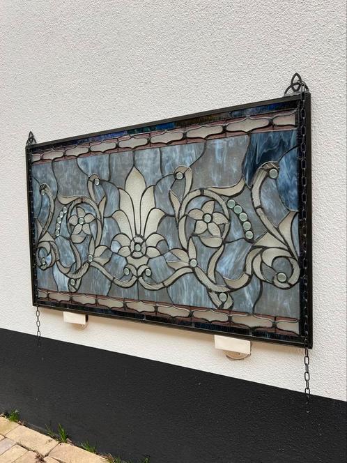 glas in lood paneel, Doe-het-zelf en Verbouw, Glas en Ramen, Zo goed als nieuw, Minder dan 80 cm, Glas in lood, Ophalen